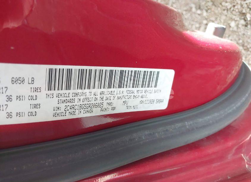 Photo 9 of 2016 Chrysler Town & COUNTRY TOURING (VIN 2C4RC1BG5GR206025)