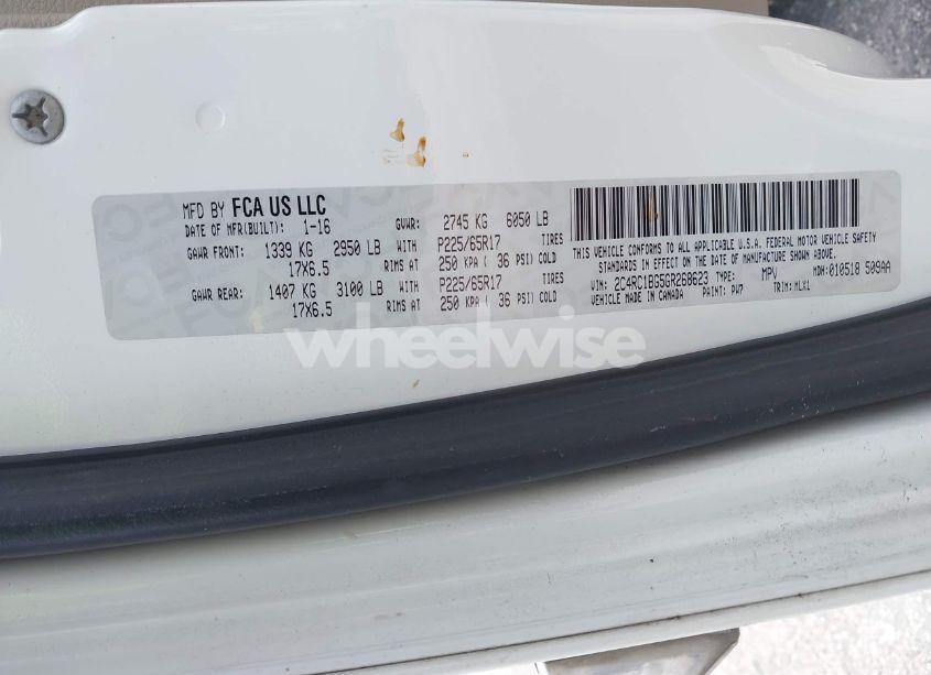 Photo 9 of 2016 Chrysler Town & COUNTRY TOURING (VIN 2C4RC1BG5GR268623)