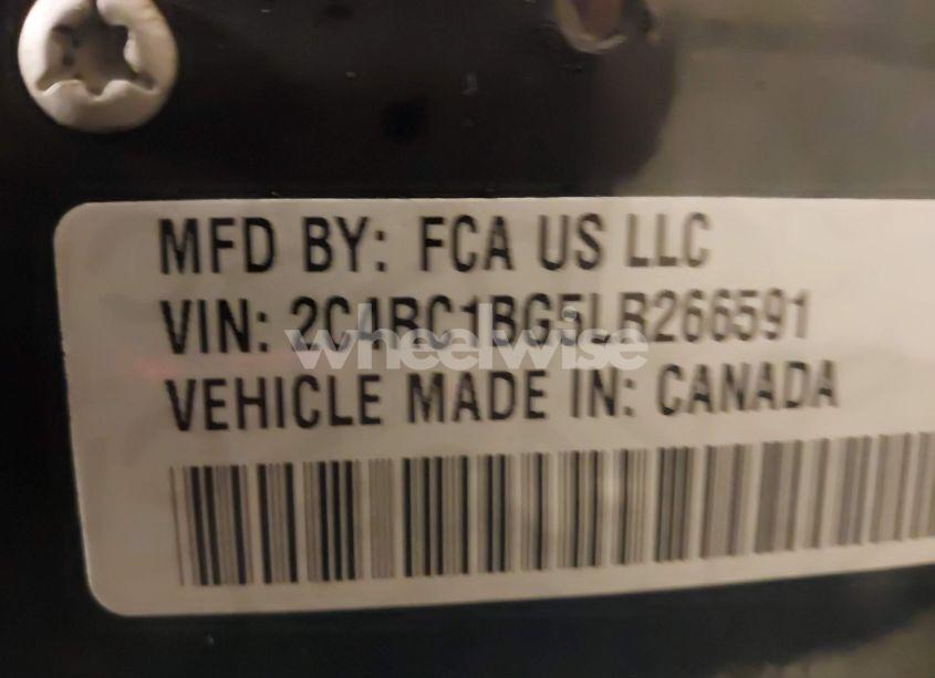 Photo 9 of 2020 Chrysler Pacifica TOURING L (VIN 2C4RC1BG5LR266591)