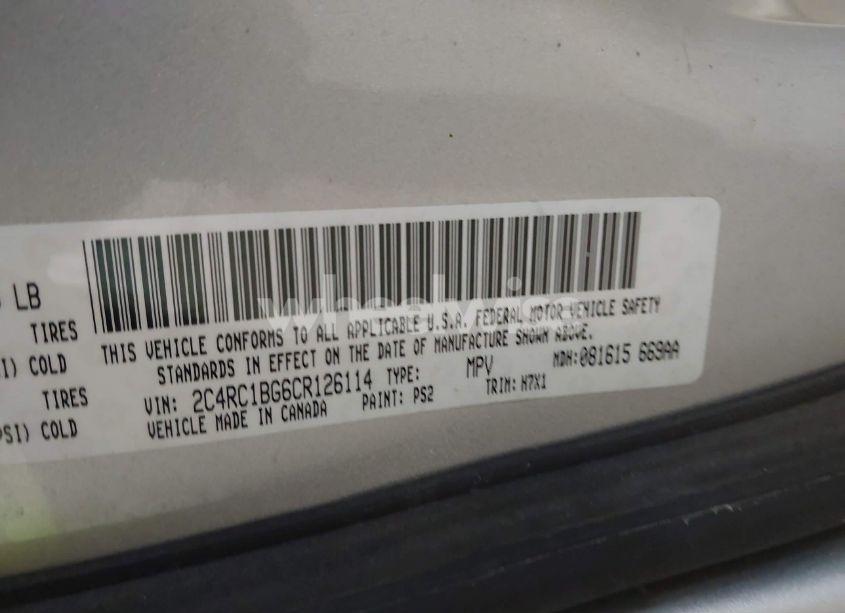 Photo 9 of 2012 Chrysler Town & COUNTRY TOURING (VIN 2C4RC1BG6CR126114)