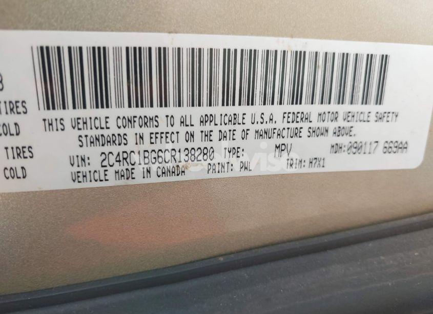 Photo 9 of 2012 Chrysler Town & COUNTRY TOURING (VIN 2C4RC1BG6CR138280)