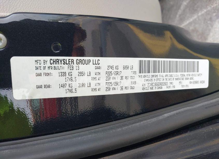 Photo 9 of 2013 Chrysler Town & COUNTRY TOURING (VIN 2C4RC1BG6DR692663)