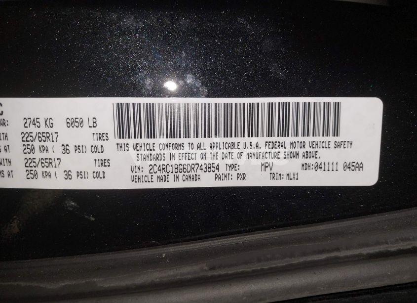 Photo 9 of 2013 Chrysler Town & COUNTRY TOURING (VIN 2C4RC1BG6DR743854)