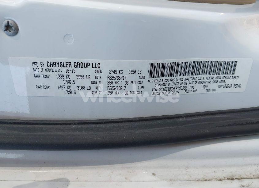 Photo 9 of 2014 Chrysler Town & COUNTRY TOURING (VIN 2C4RC1BG6ER196392)