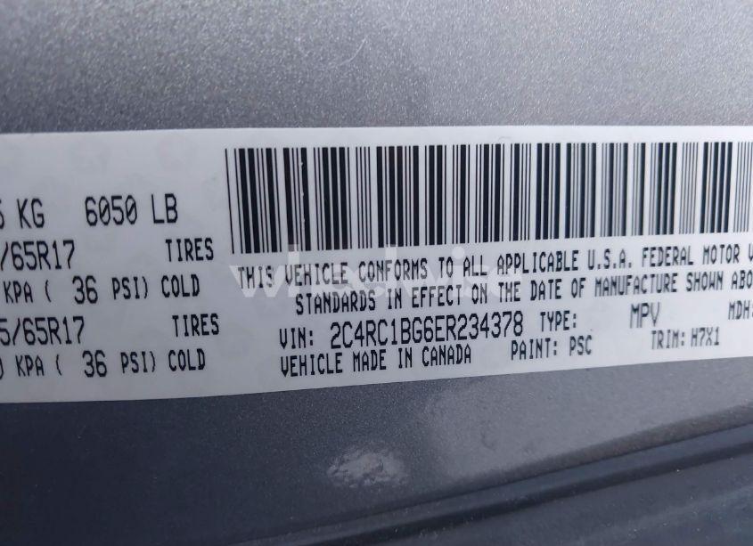 Photo 9 of 2014 Chrysler Town & COUNTRY TOURING (VIN 2C4RC1BG6ER234378)