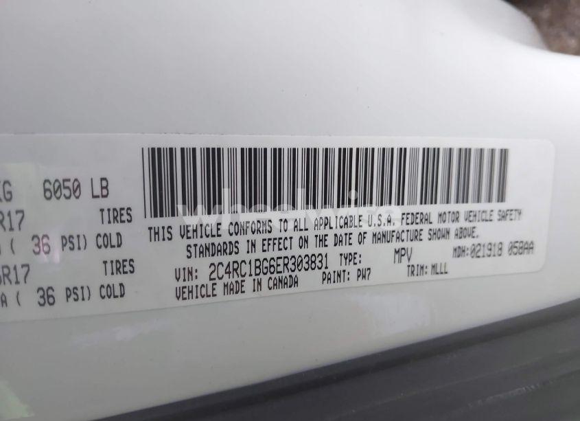 Photo 9 of 2014 Chrysler Town & COUNTRY TOURING (VIN 2C4RC1BG6ER303831)