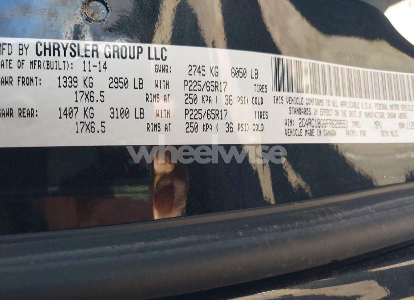 Photo 9 of 2015 Chrysler Town & COUNTRY TOURING (VIN 2C4RC1BG6FR629551)