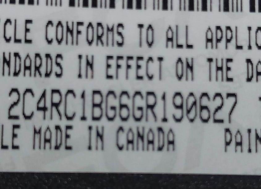 Photo 9 of 2016 Chrysler Town & COUNTRY TOURING (VIN 2C4RC1BG6GR190627)