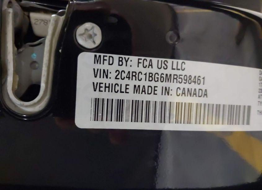 Photo 9 of 2021 Chrysler Pacifica TOURING L (VIN 2C4RC1BG6MR598461)