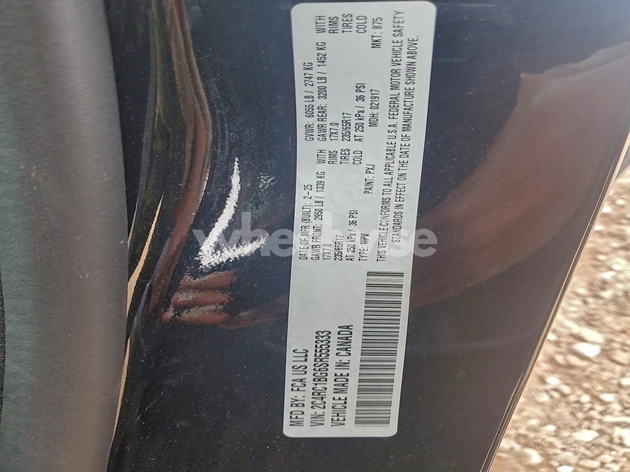 Photo 13 of 2025 CHRYSLER PACIFICA SELECT (VIN 2C4RC1BG6SR555333)