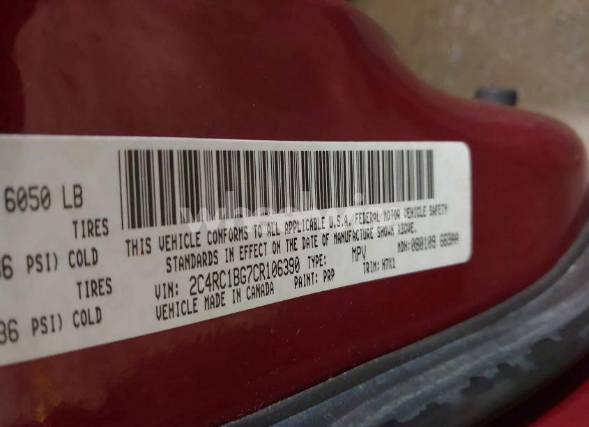 Photo 9 of 2012 Chrysler Town & COUNTRY TOURING (VIN 2C4RC1BG7CR106390)