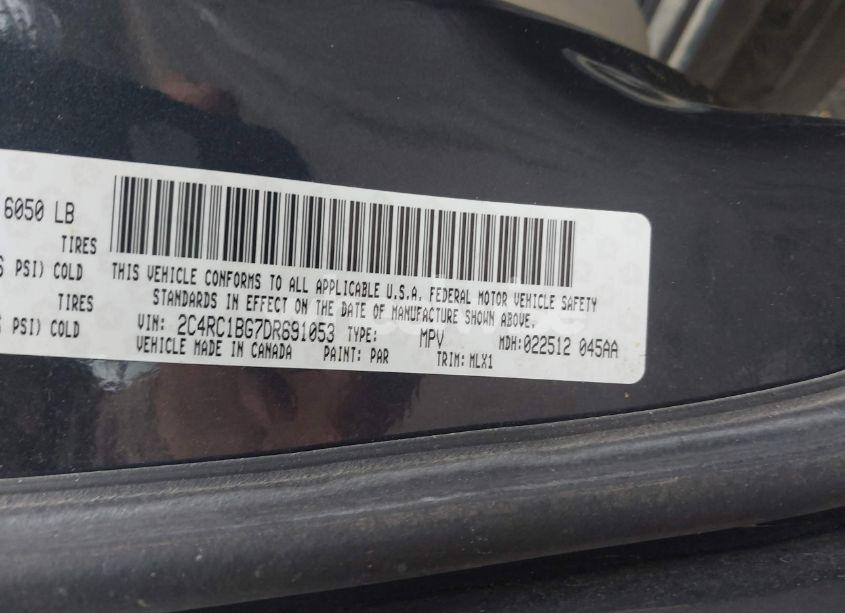 Photo 9 of 2013 Chrysler Town & COUNTRY TOURING (VIN 2C4RC1BG7DR691053)