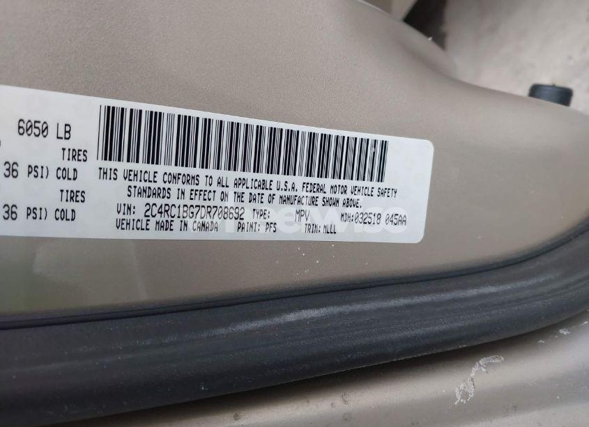 Photo 9 of 2013 Chrysler Town & COUNTRY TOURING (VIN 2C4RC1BG7DR708692)