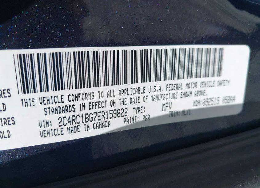 Photo 9 of 2014 Chrysler Town & COUNTRY TOURING (VIN 2C4RC1BG7ER159822)