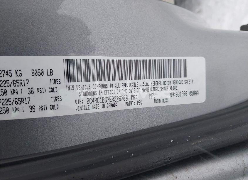 Photo 9 of 2014 Chrysler Town & COUNTRY TOURING (VIN 2C4RC1BG7ER326700)