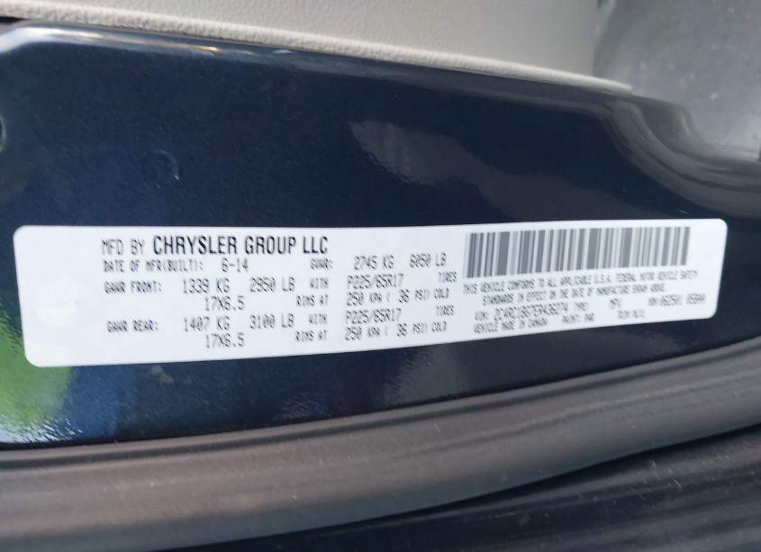 Photo 9 of 2014 Chrysler Town & COUNTRY TOURING (VIN 2C4RC1BG7ER436274)