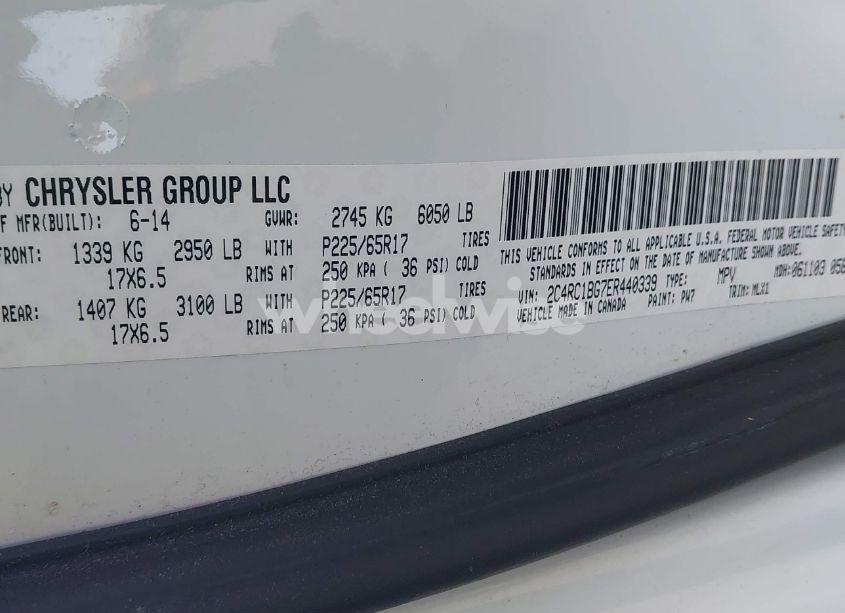 Photo 9 of 2014 Chrysler Town & COUNTRY TOURING (VIN 2C4RC1BG7ER440339)