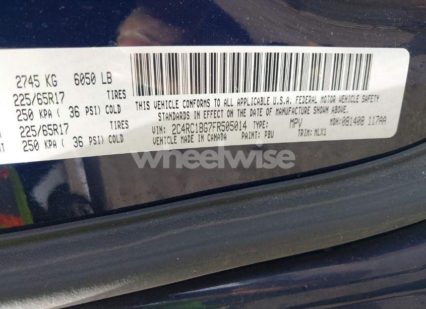 Photo 9 of 2015 Chrysler Town & COUNTRY TOURING (VIN 2C4RC1BG7FR505014)