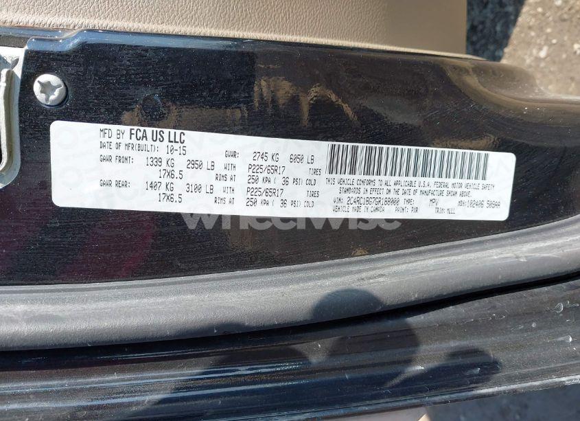 Photo 9 of 2016 Chrysler Town & COUNTRY TOURING (VIN 2C4RC1BG7GR188000)