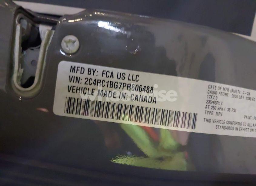 Photo 9 of 2023 Chrysler Pacifica TOURING L (VIN 2C4RC1BG7PR606488)