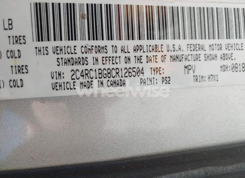 Photo 9 of 2012 Chrysler Town & COUNTRY TOURING (VIN 2C4RC1BG8CR126504)