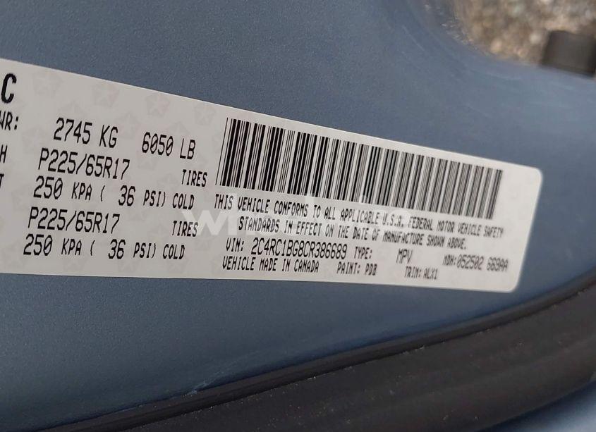 Photo 9 of 2012 Chrysler Town & COUNTRY TOURING (VIN 2C4RC1BG8CR386689)