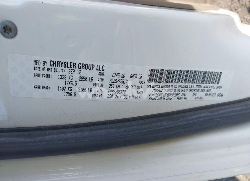 Photo 9 of 2013 Chrysler Town & COUNTRY TOURING (VIN 2C4RC1BG8DR573559)