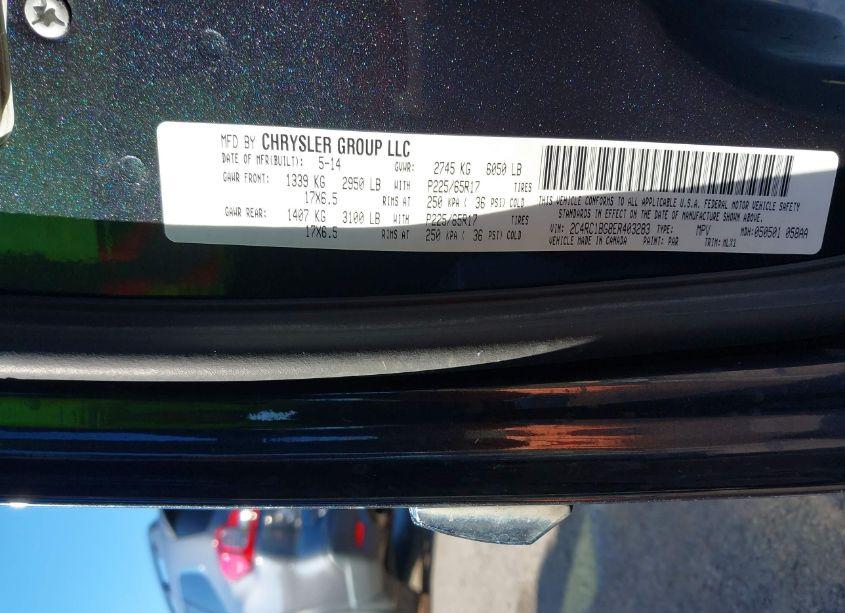 Photo 9 of 2014 Chrysler Town & COUNTRY TOURING (VIN 2C4RC1BG8ER403283)