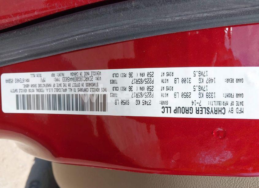 Photo 9 of 2014 Chrysler Town & COUNTRY TOURING (VIN 2C4RC1BG8ER445033)