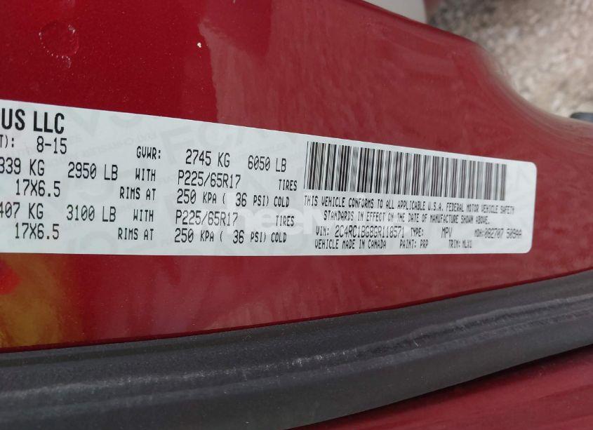 Photo 9 of 2016 Chrysler Town & COUNTRY TOURING (VIN 2C4RC1BG8GR118571)