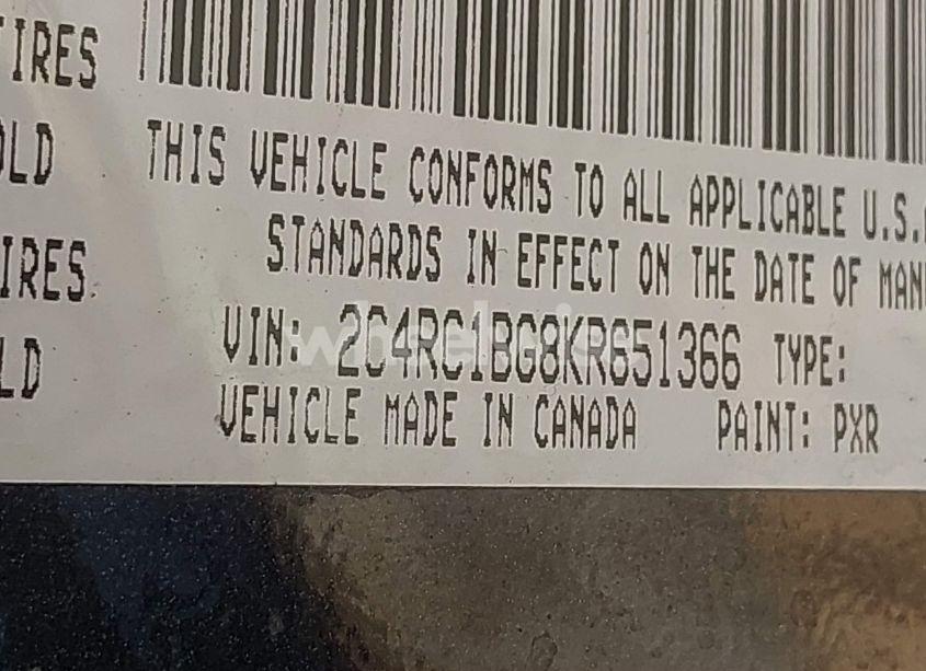Photo 9 of 2019 Chrysler Pacifica TOURING L (VIN 2C4RC1BG8KR651366)