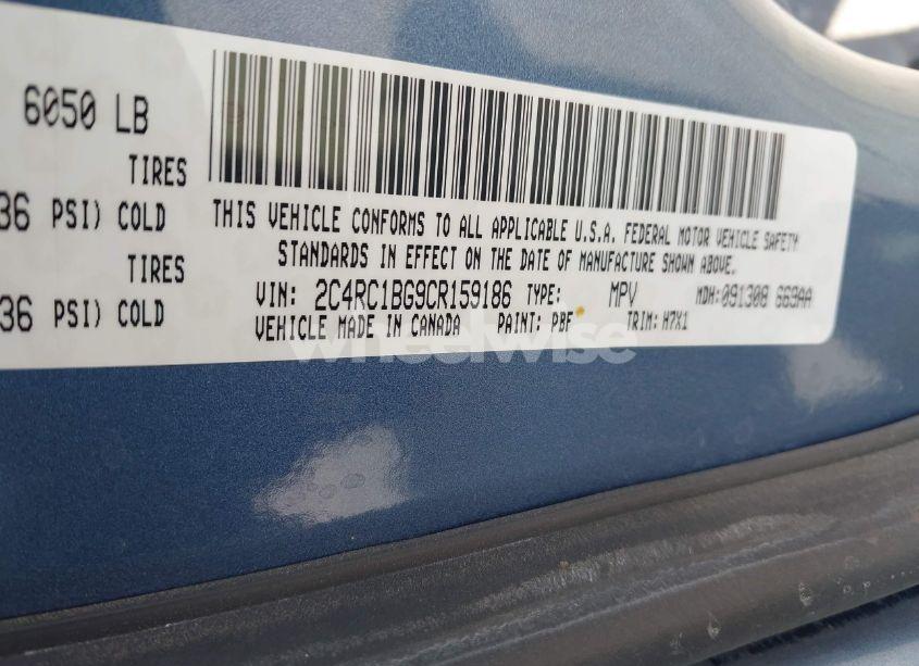 Photo 9 of 2012 Chrysler Town & COUNTRY TOURING (VIN 2C4RC1BG9CR159186)