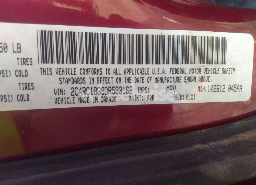 Photo 9 of 2013 Chrysler Town & COUNTRY TOURING (VIN 2C4RC1BG9DR583162)