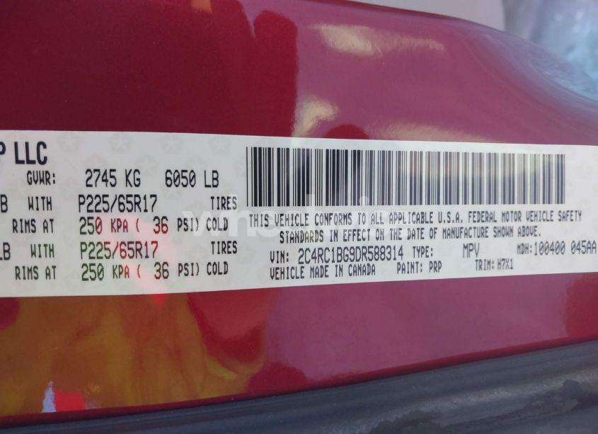 Photo 9 of 2013 Chrysler Town & COUNTRY TOURING (VIN 2C4RC1BG9DR588314)