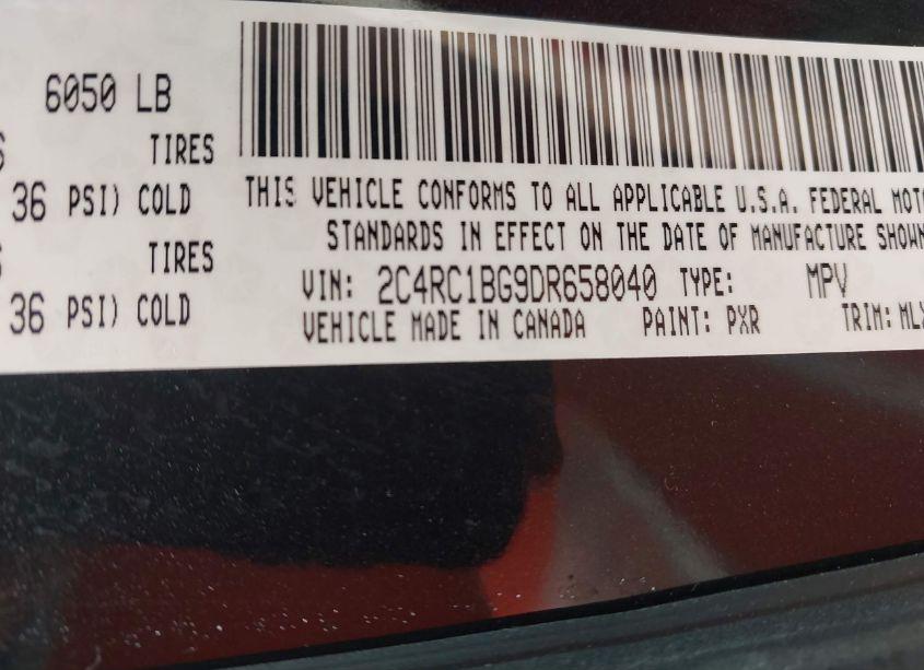 Photo 9 of 2013 Chrysler Town & COUNTRY TOURING (VIN 2C4RC1BG9DR658040)