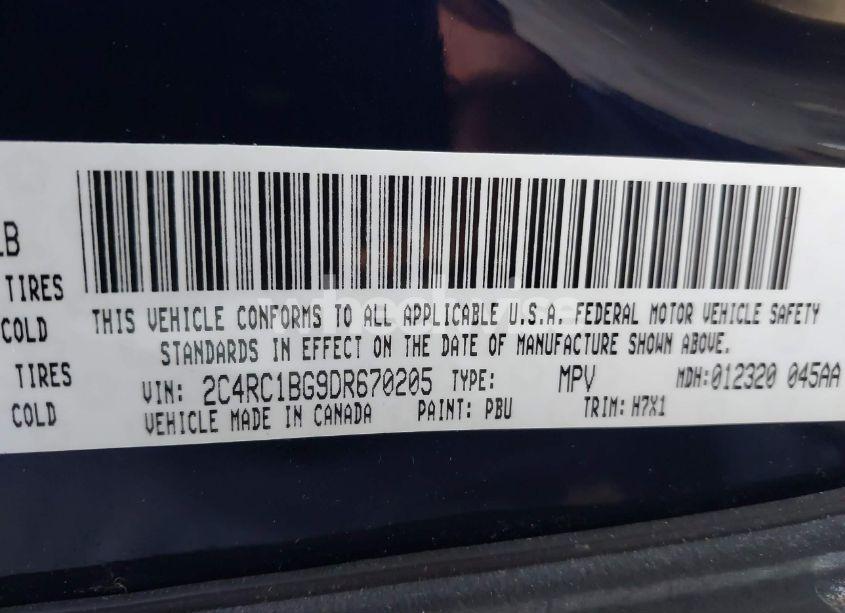 Photo 9 of 2013 Chrysler Town & COUNTRY TOURING (VIN 2C4RC1BG9DR670205)