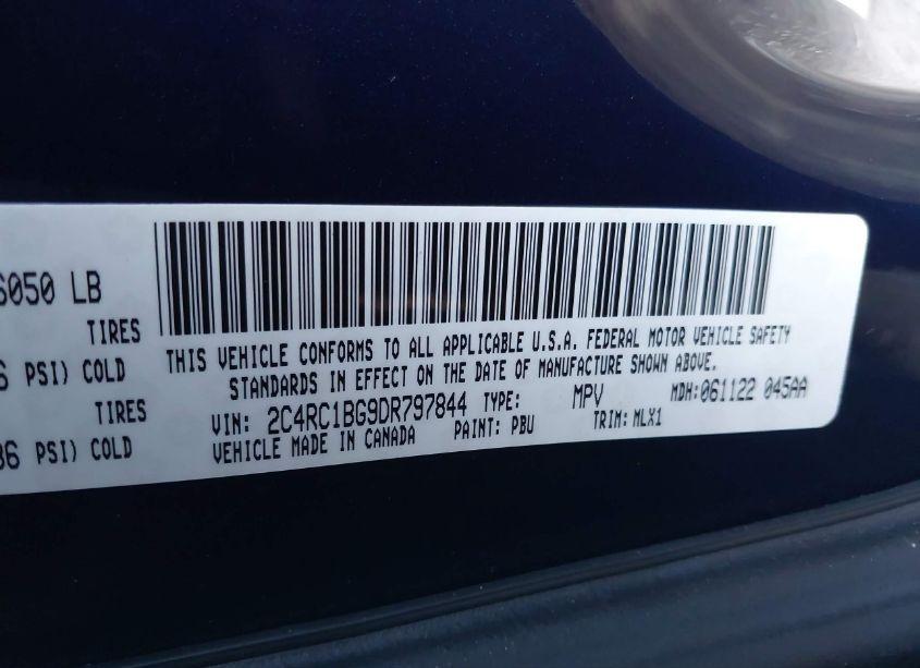 Photo 9 of 2013 Chrysler Town & COUNTRY TOURING (VIN 2C4RC1BG9DR797844)