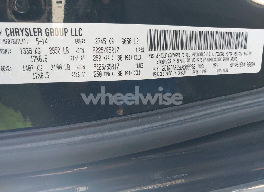 Photo 9 of 2014 Chrysler Town & COUNTRY TOURING (VIN 2C4RC1BG9ER399308)