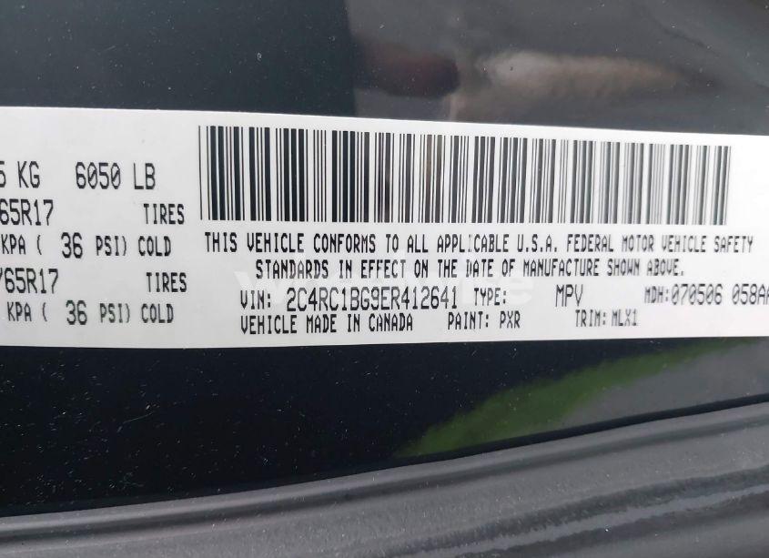 Photo 9 of 2014 Chrysler Town & COUNTRY TOURING (VIN 2C4RC1BG9ER412641)