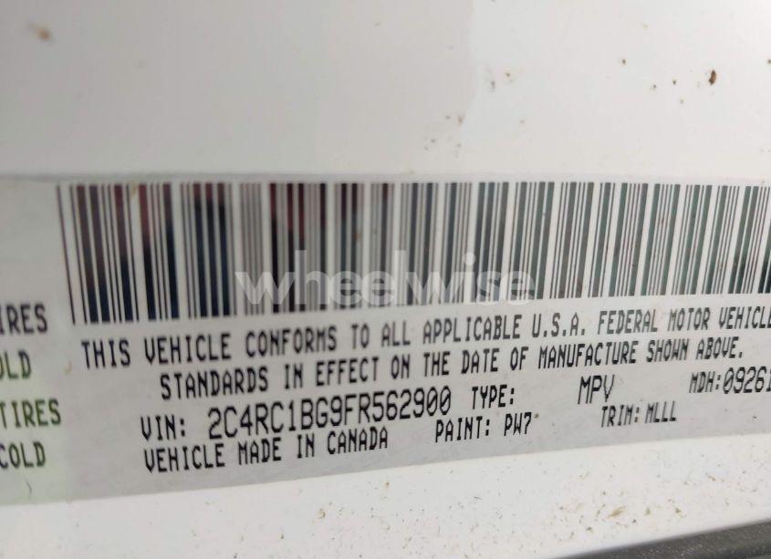 Photo 9 of 2015 Chrysler Town & COUNTRY TOURING (VIN 2C4RC1BG9FR562900)