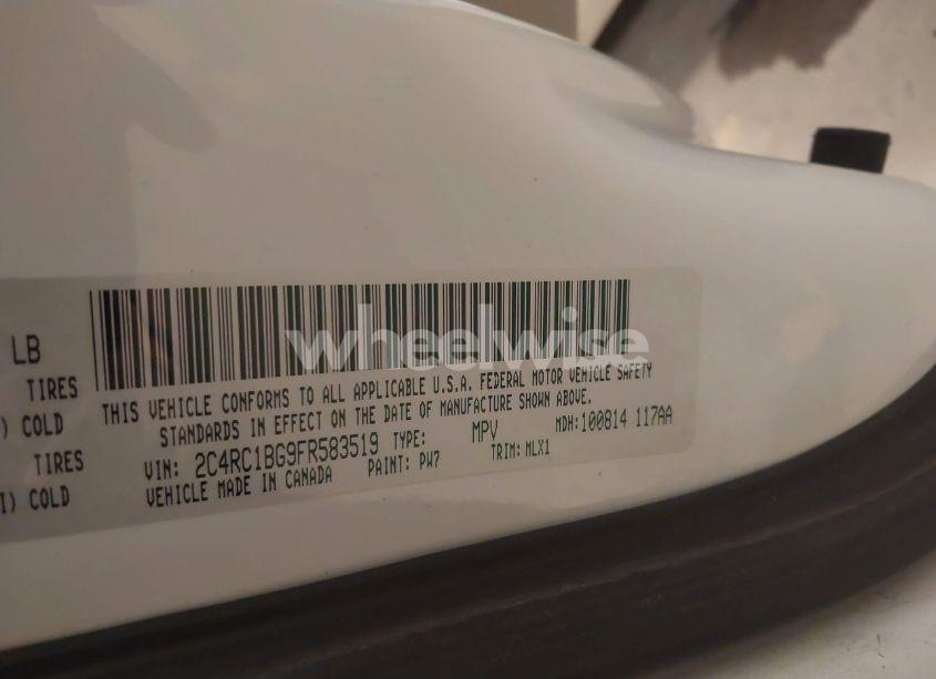 Photo 9 of 2015 Chrysler Town & COUNTRY TOURING (VIN 2C4RC1BG9FR583519)