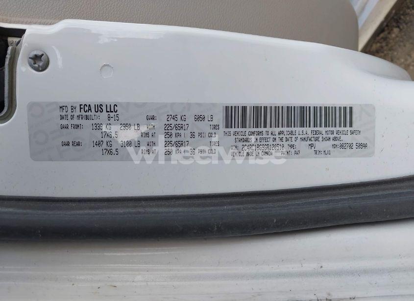 Photo 9 of 2016 Chrysler Town & COUNTRY TOURING (VIN 2C4RC1BG9GR120510)