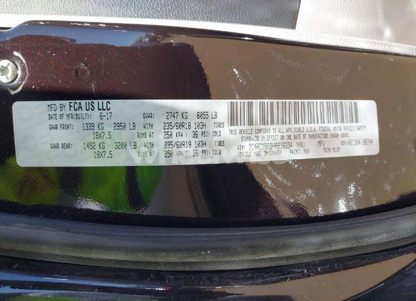 Photo 9 of 2017 Chrysler Pacifica TOURING-L (VIN 2C4RC1BG9HR816334)