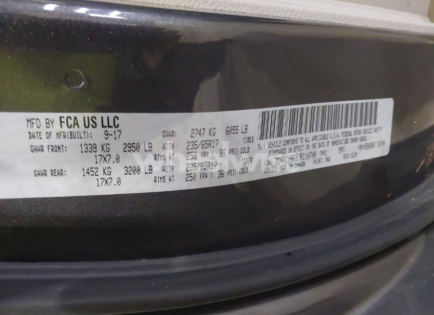 Photo 9 of 2018 Chrysler Pacifica TOURING L (VIN 2C4RC1BG9JR110700)