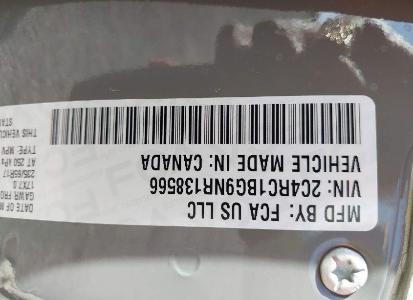 Photo 9 of 2022 Chrysler Pacifica TOURING L (VIN 2C4RC1BG9NR138566)