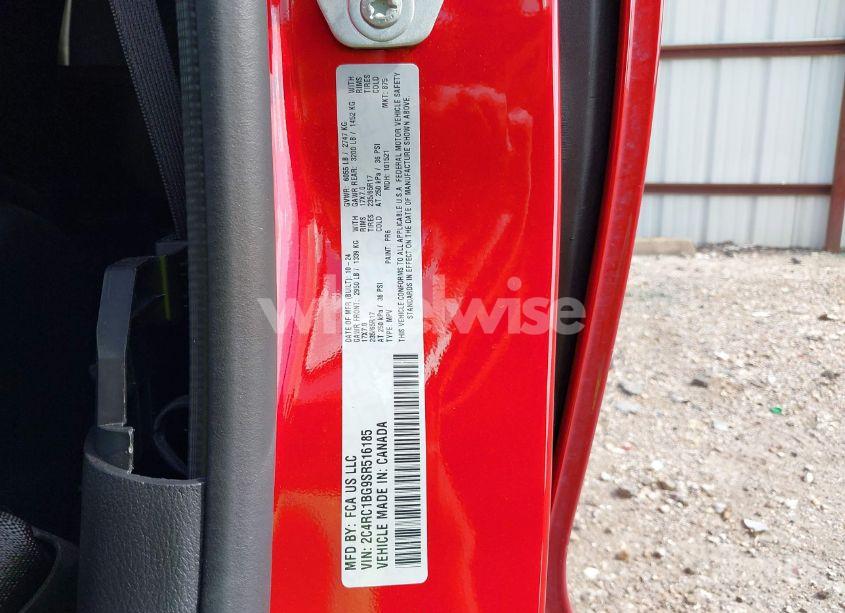 Photo 9 of 2025 Chrysler Pacifica SELECT (VIN 2C4RC1BG9SR516185)