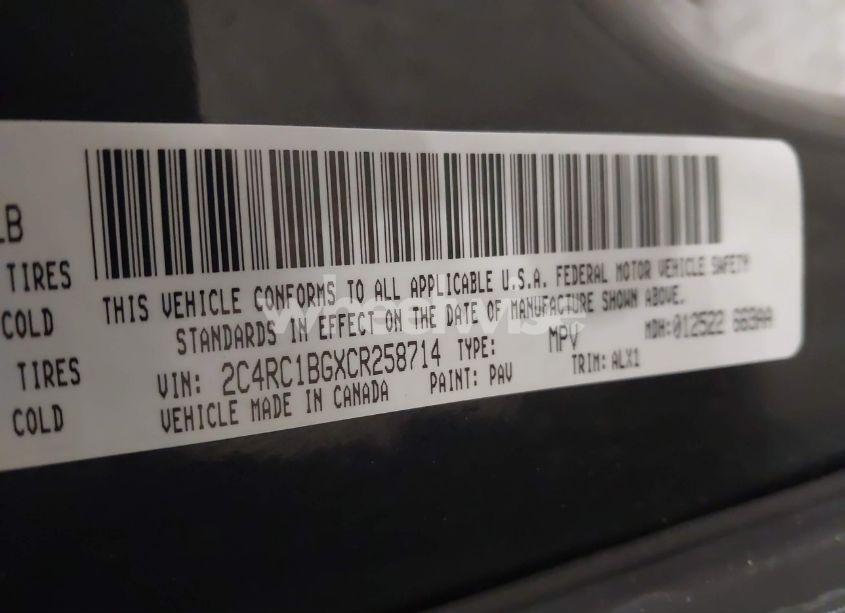 Photo 9 of 2012 Chrysler Town & COUNTRY TOURING (VIN 2C4RC1BGXCR258714)