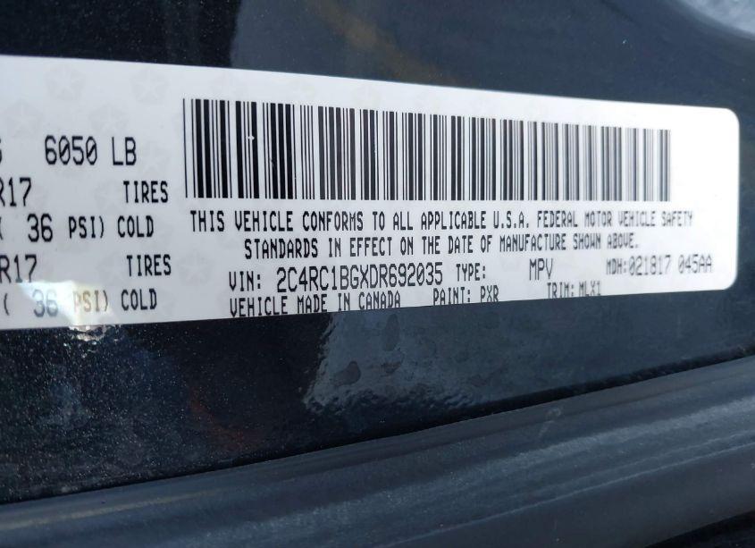 Photo 9 of 2013 Chrysler Town & COUNTRY TOURING (VIN 2C4RC1BGXDR692035)