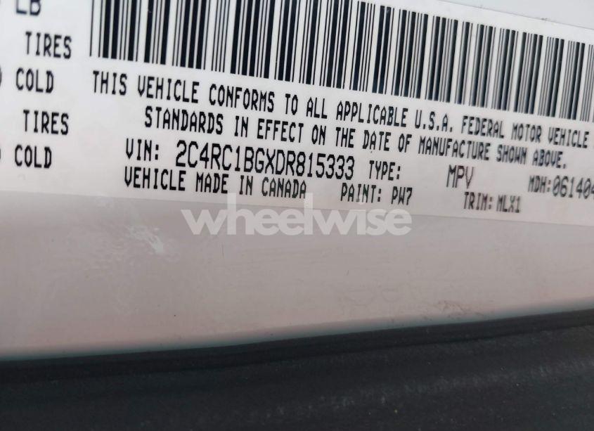 Photo 9 of 2013 Chrysler Town & COUNTRY TOURING (VIN 2C4RC1BGXDR815333)