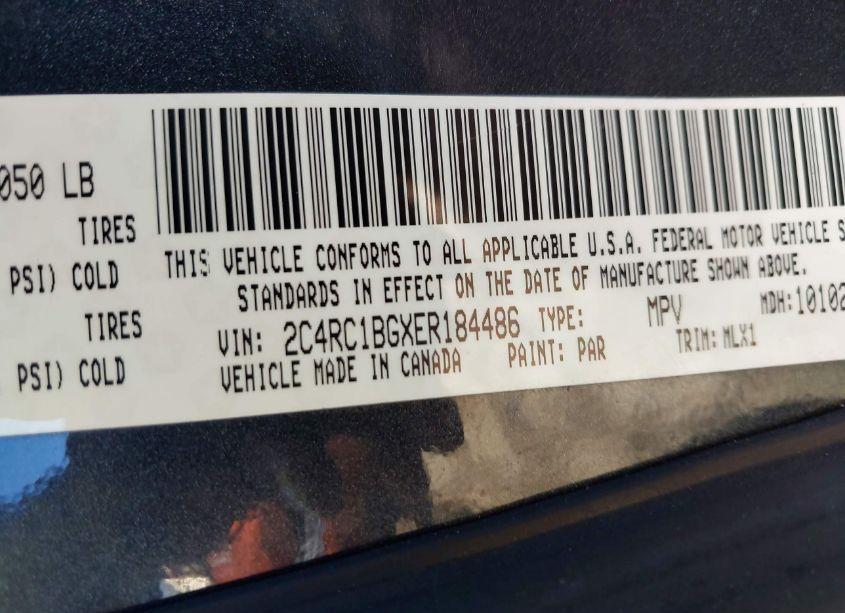 Photo 9 of 2014 Chrysler Town & COUNTRY TOURING (VIN 2C4RC1BGXER184486)